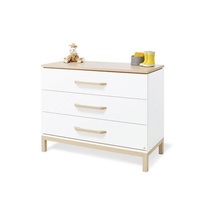 Complete babykamer set Light breed groot - Wit met ledikant, commode & kledingkast - FamilyStuff