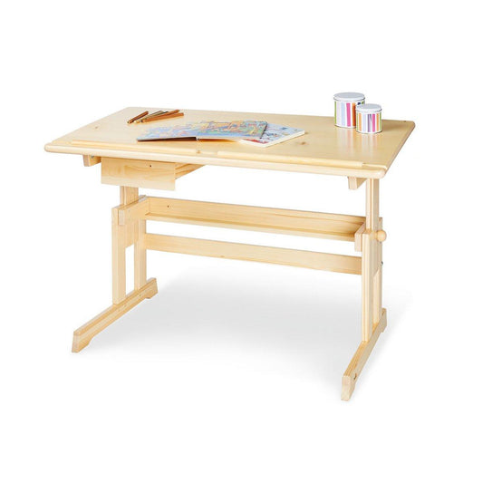Kinderbureau Lena - blank gelakt - FamilyStuff