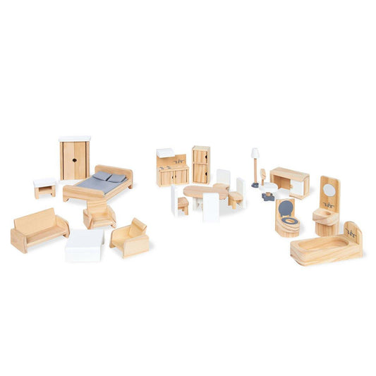 Poppenhuismeubels - 20 delen - FamilyStuff