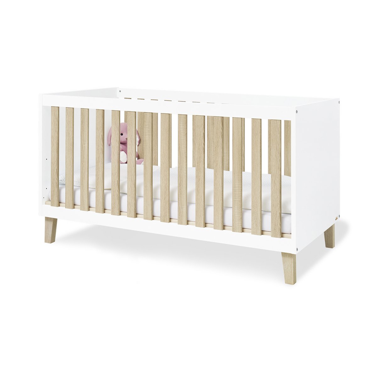 Babykamer 'lumi' 3 delig – Tijdloos design met extra ruimte en warme houtaccenten