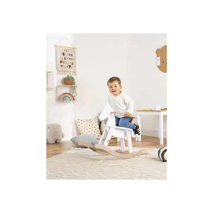 Hobbelpaard - wit/naturel - FamilyStuff