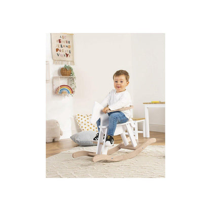 Hobbelpaard - wit/naturel - FamilyStuff