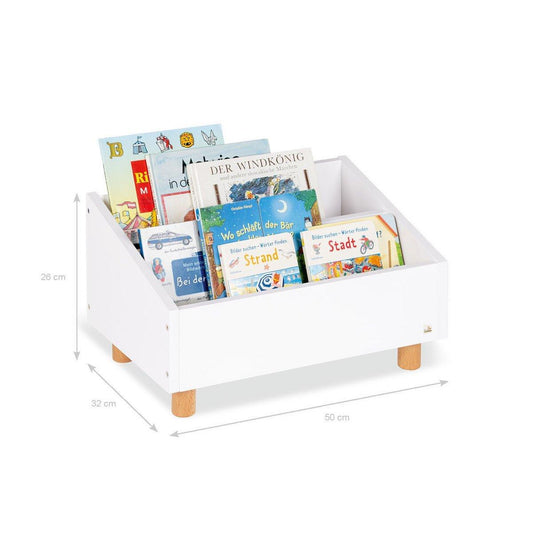 Kinderboekenplank 'Ando', wit - FamilyStuff