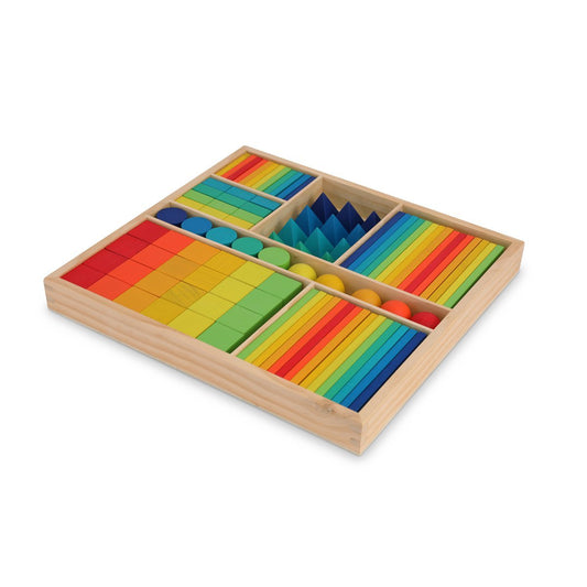 Kinderfeets gemixte blokken - regenboog - FamilyStuff