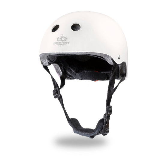 Kinderfeets kinderhelm voor op de fiets / fietshelm voor kinderen - mat wit - FamilyStuff