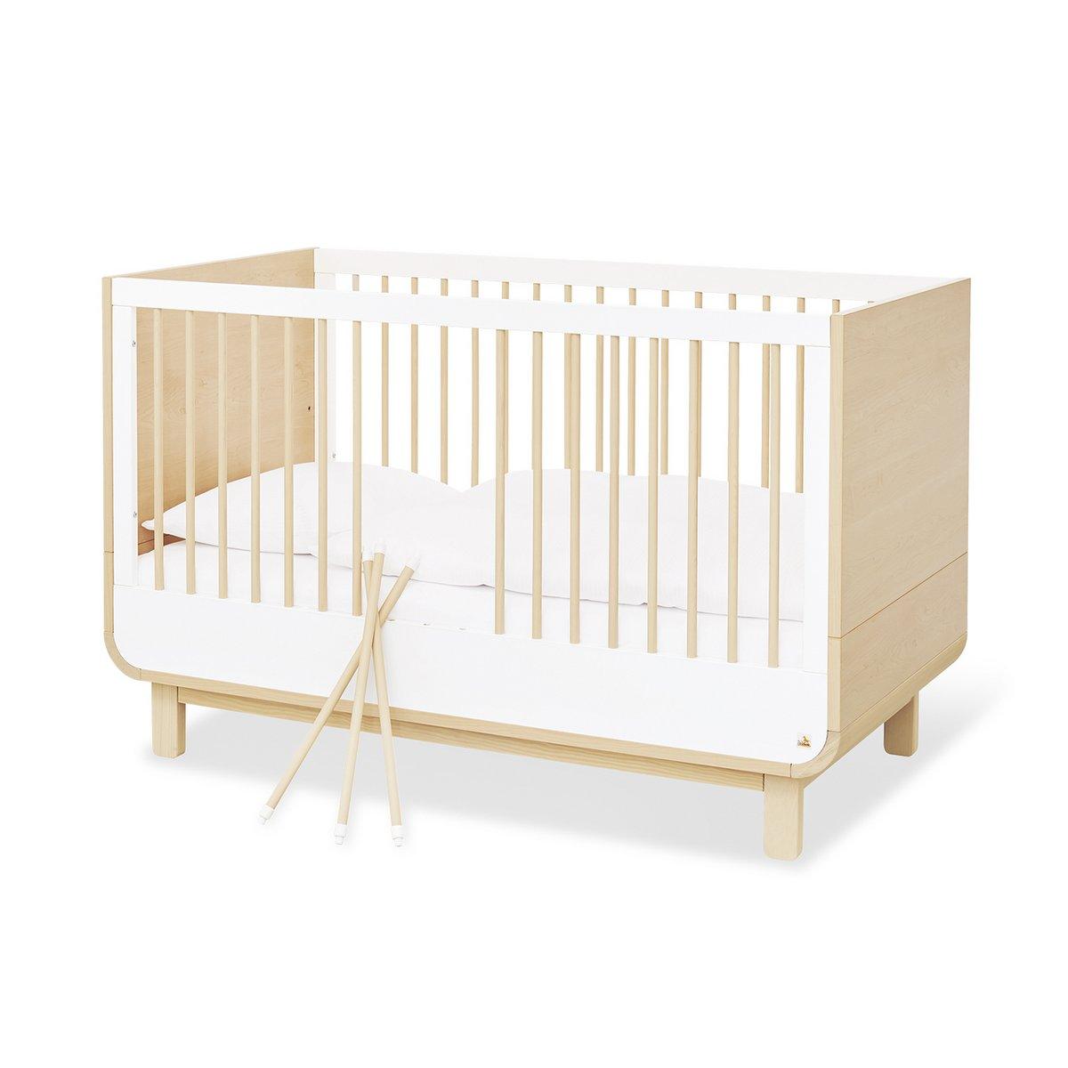 Ledikant Rond - wit en hout - FamilyStuff
