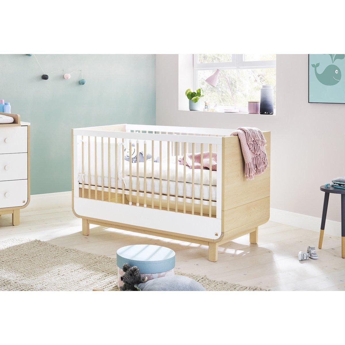 Ledikant Rond - wit en hout - FamilyStuff