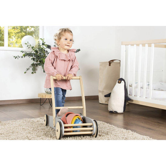 Loopwagen Fiete - antraciet - FamilyStuff