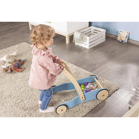 Loopwagen Fiete - lichtblauw - FamilyStuff