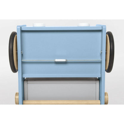 Loopwagen Fred - blauw met kiepbak - FamilyStuff