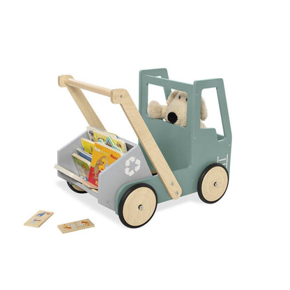 Loopwagen Fred - groen met kiepbak - FamilyStuff