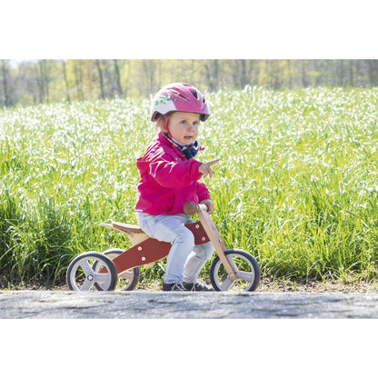 Mini driewieler Charlie - rood/naturel - FamilyStuff