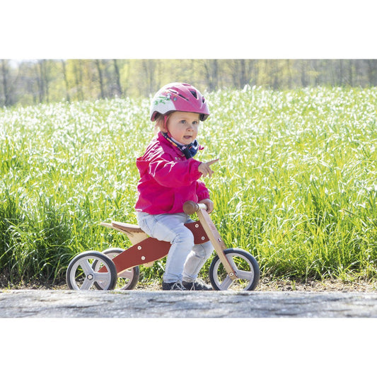 Mini driewieler Charlie - rood/naturel - FamilyStuff