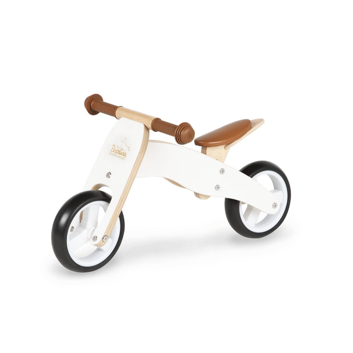 Mini driewieler 'Charlie', wit/naturel - FamilyStuff