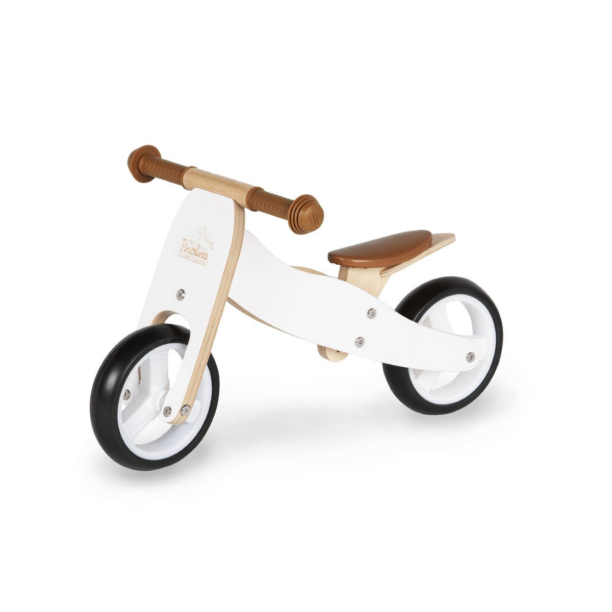 Mini driewieler 'Charlie', wit/naturel - FamilyStuff