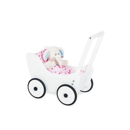 Poppenwagen Maria - wit - FamilyStuff