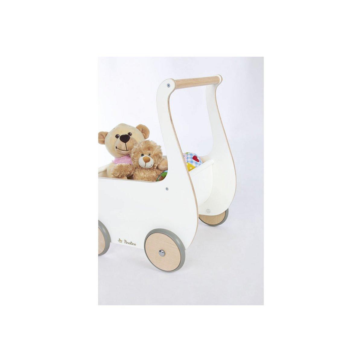 Poppenwagen Mette - wit - FamilyStuff
